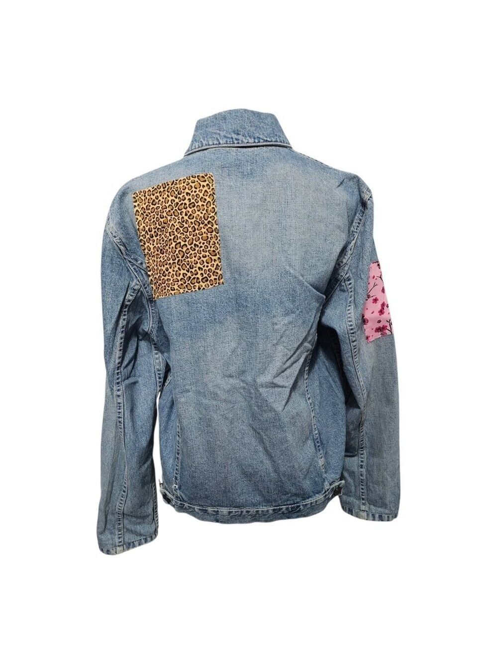 Upcycled Oversized Jean Jacket Medium - Picture 2 of 8